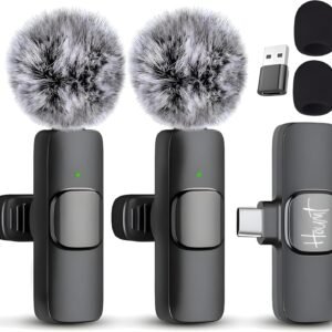 Wireless Microphone for iPhone 15 USB-C Compatible with Samsung s24 & iPhone 15 Series